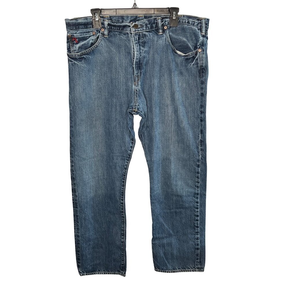 Polo Ralph Lauren Mens Classic Fit 867 Authentic Denim Jeans Blue Size 36